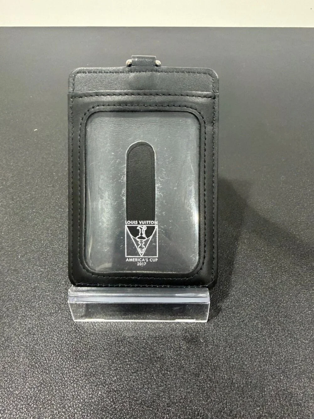 Louis Vuitton Damier Cobalt Latitude Americas Cup ID Card Holder (JB1456)